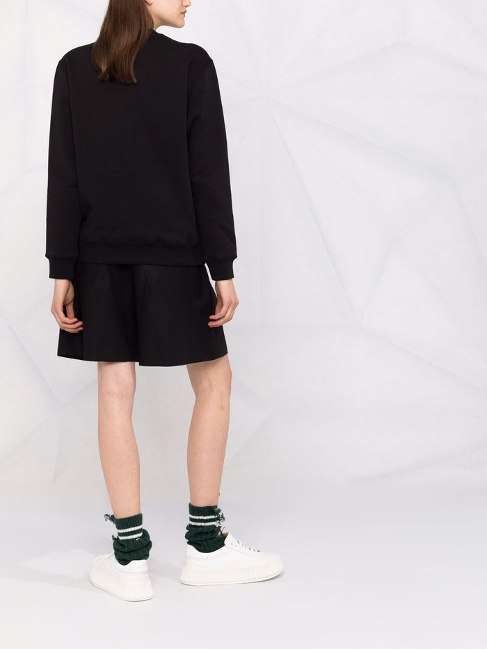 Msgm Felpa Nero Donna 6