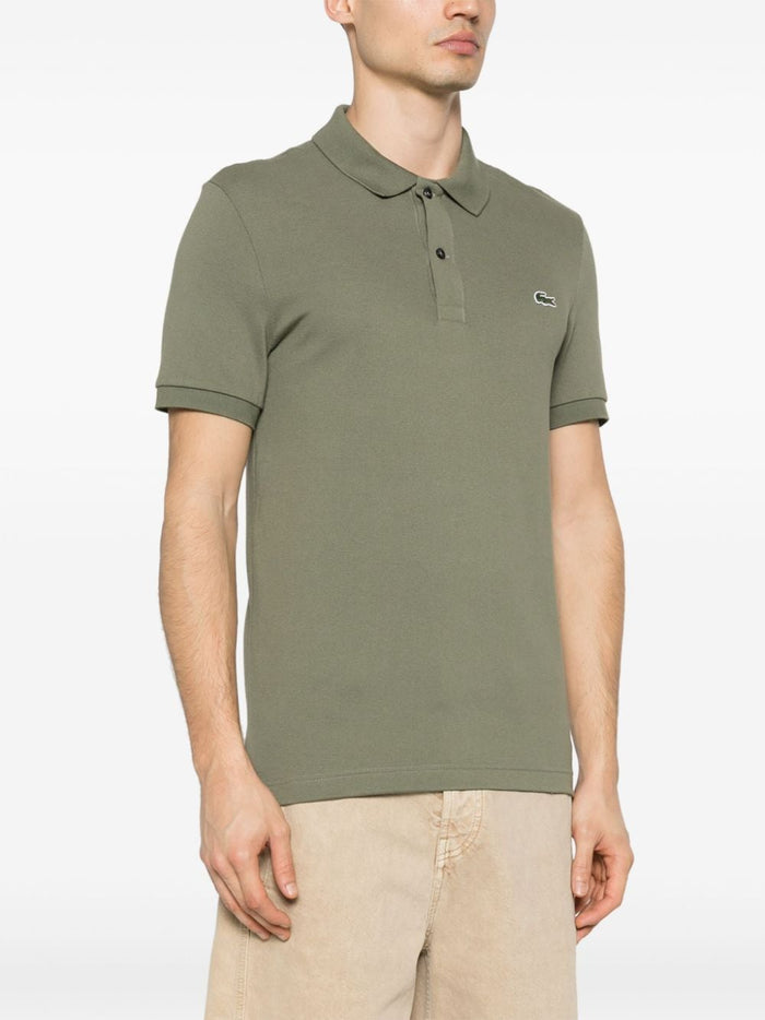 Lacoste Polo Green Men's classic collar 1