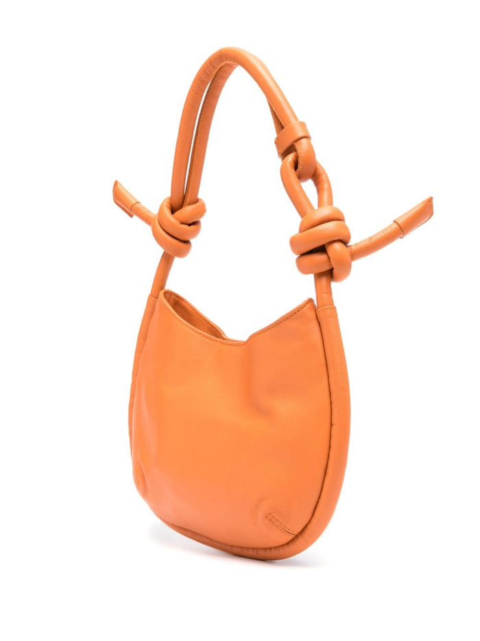 Zanellato Borsa Arancione Donna Demi Piuma Knot Baby 5