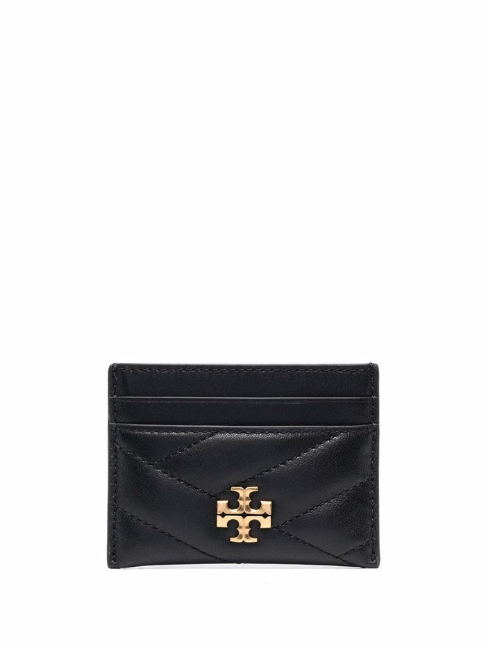 Tory Burch Portacarte Nero Donna con logo 1