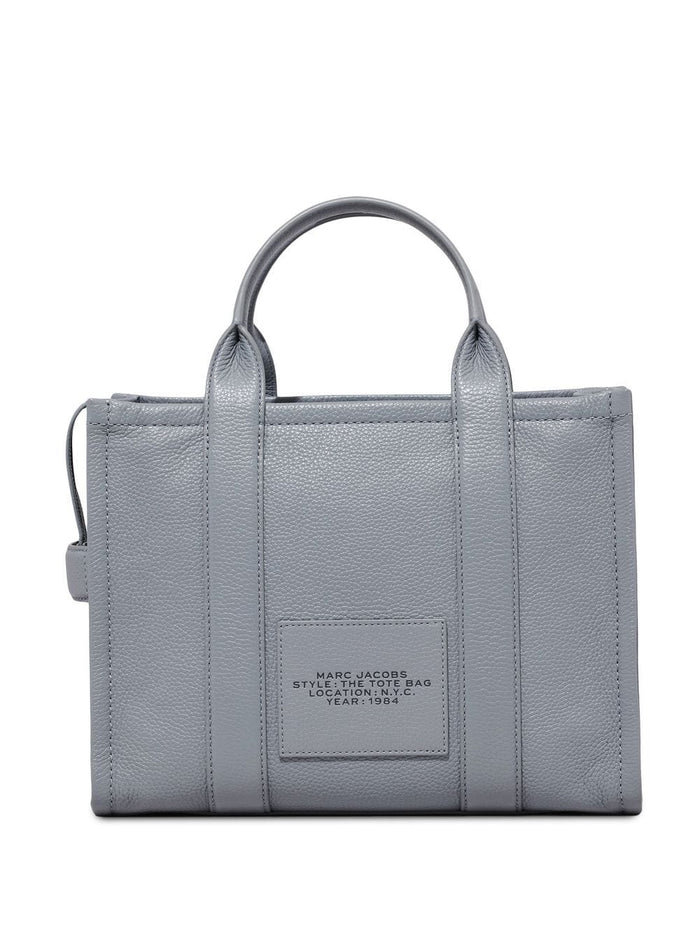 Marc Jacobs Borsa Cuoio Grigio The Tote Bag 4