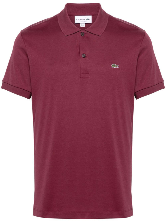 Lacoste Men's Polo Pattern with Crocodile Logo Short Sleeves 5