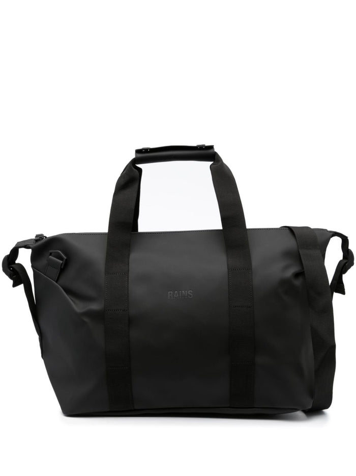 Rains Embossed Black Men's Duffle Bag 1