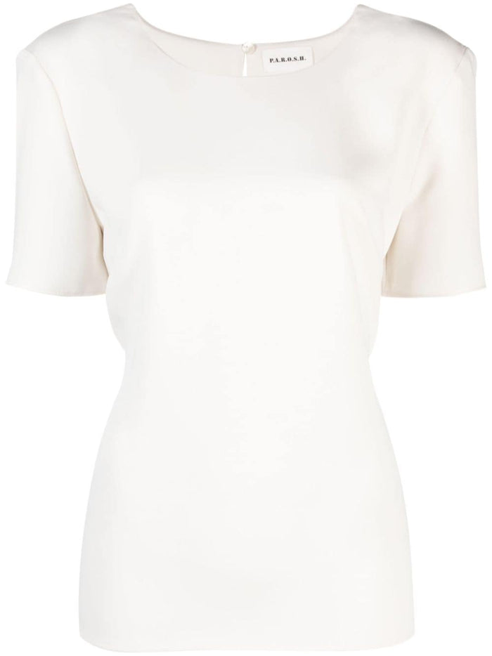 P.a.r.o.s.h. Blusa Bianco Donna classica 1