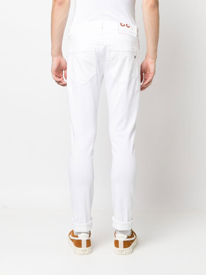 Dondup Jeans Bianco Uomo George 3