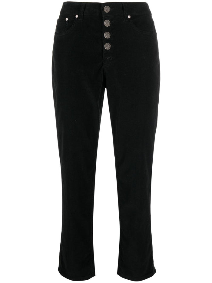 Dondup Pantalone Nero Donna 2