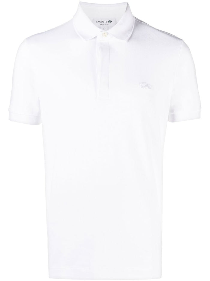 Lacoste Polo Bianco Uomo Ricamo Coccodrillo classica 3