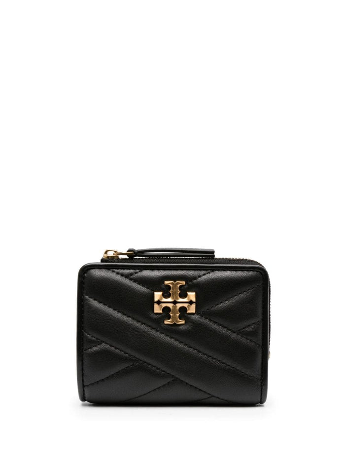 Tory Burch Black Women's Bi-fold Kira Chevron Wallet 1