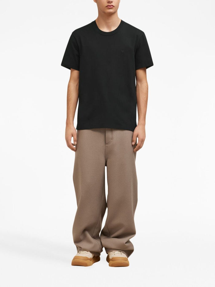 Ami Alexandre Mattiussi T-shirt Nero Uomo girocollo 1