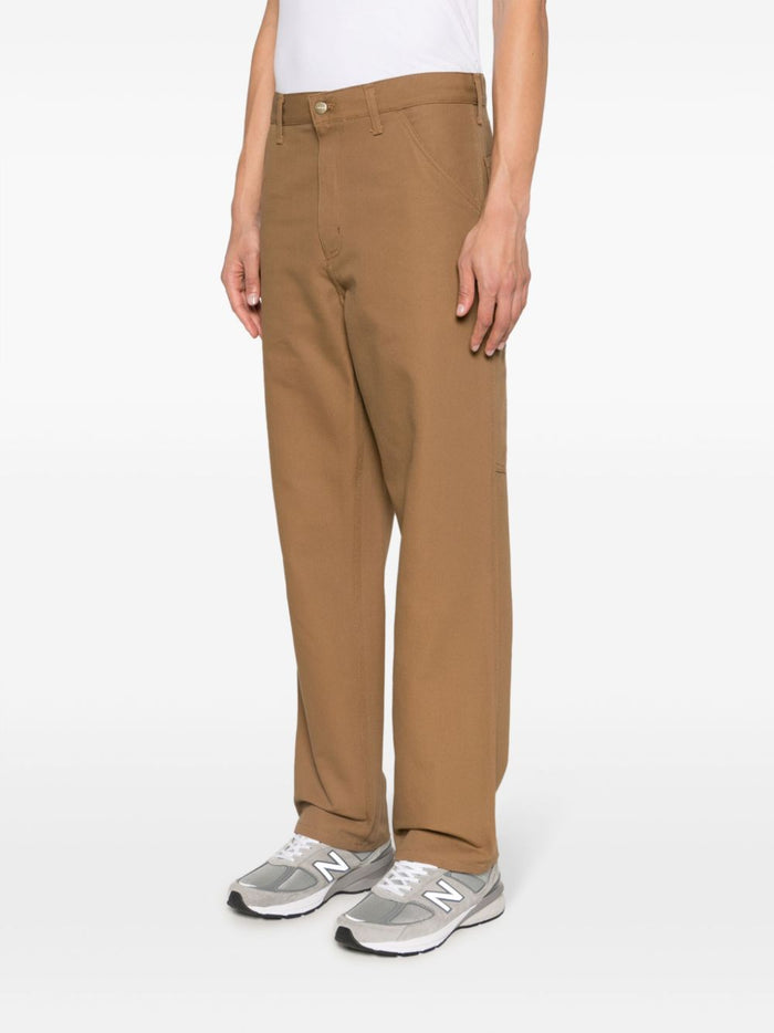 Carhartt WIP Pantalone Marrone Uomo Gamba Dritta 2