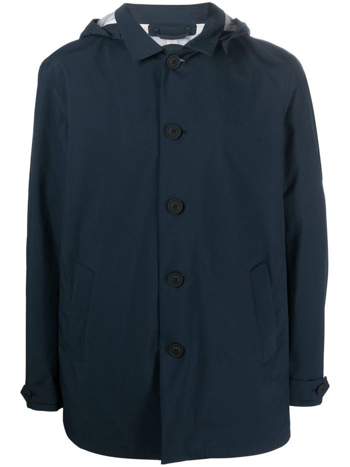 Save The Duck Trench Blu Uomo 4