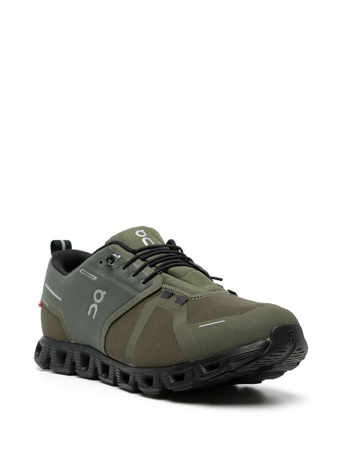 On Running Scarpe Verde Uomo Cloud 5 Waterproof 2