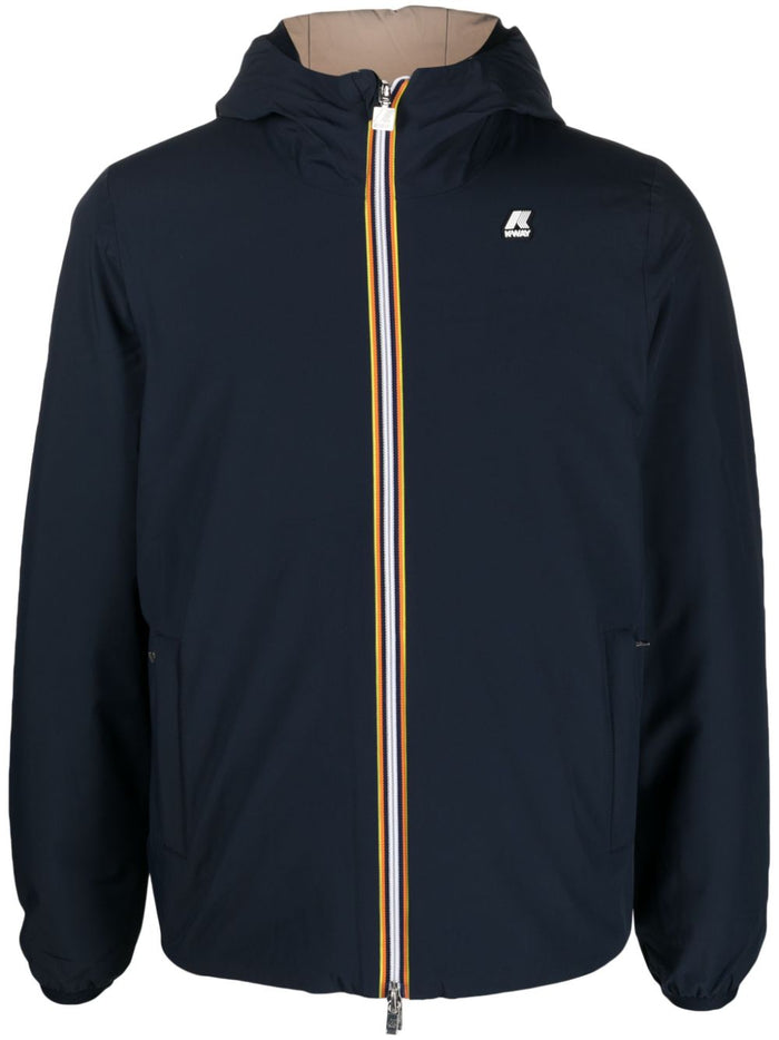 K-way Men's Pattern Jacket with application 1