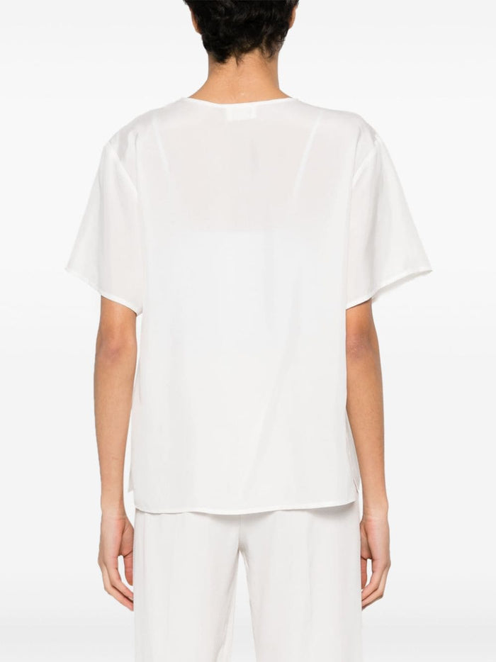 P.a.r.o.s.h. Blusa Bianco Donna Habotay 3