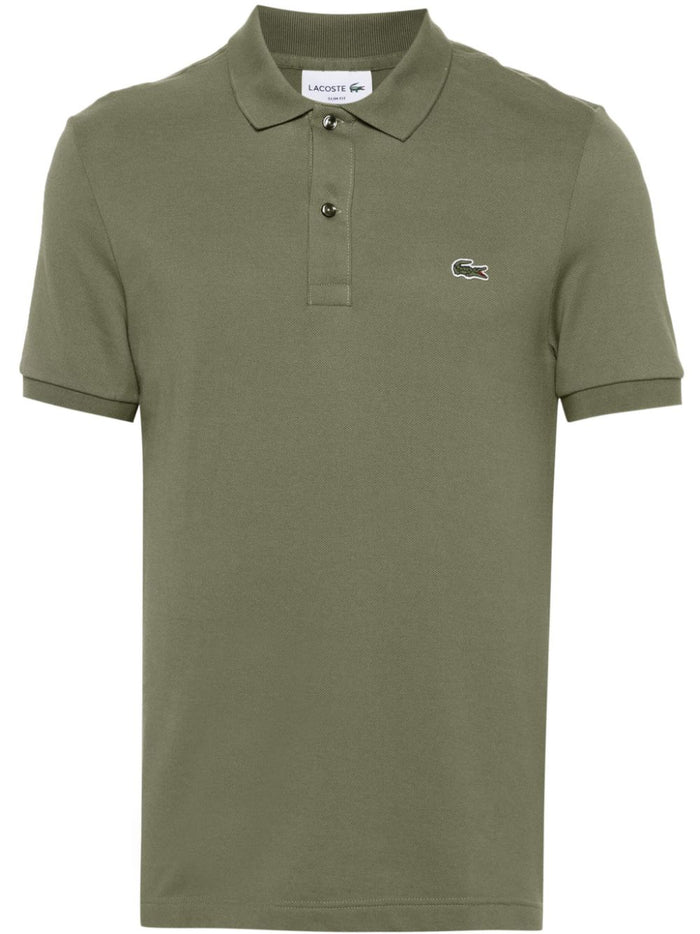 Lacoste Polo Verde Uomo colletto classico 5