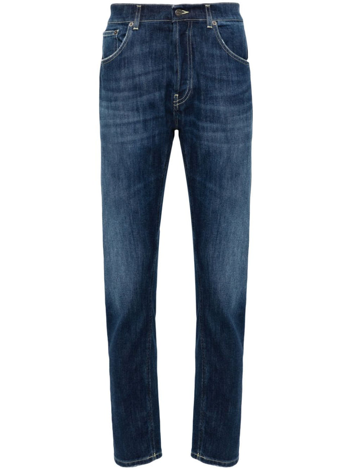 Dondup Jeans Blu Uomo slim Dian a vita bassa 5