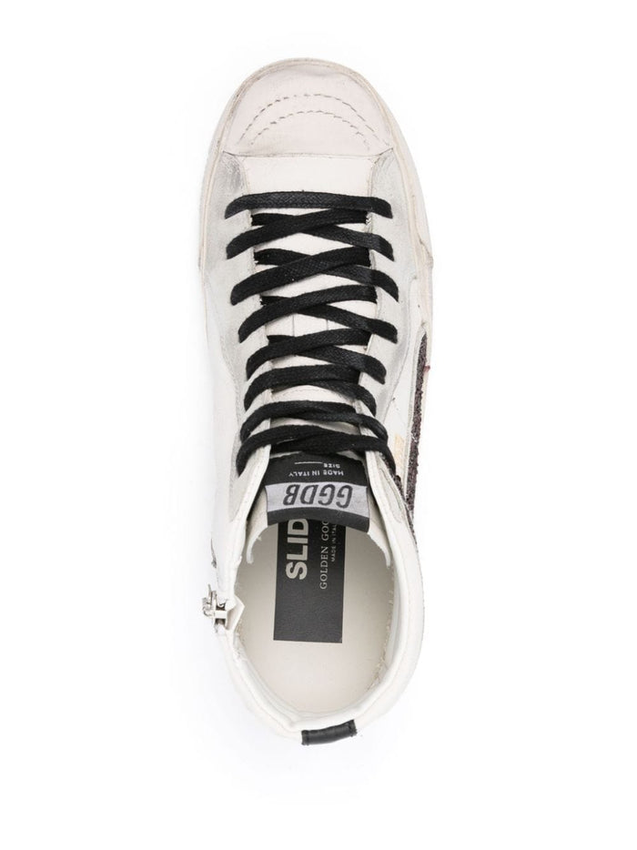 Golden Goose Deluxe Brand Sneakers Bianco Donna con paillettes 4