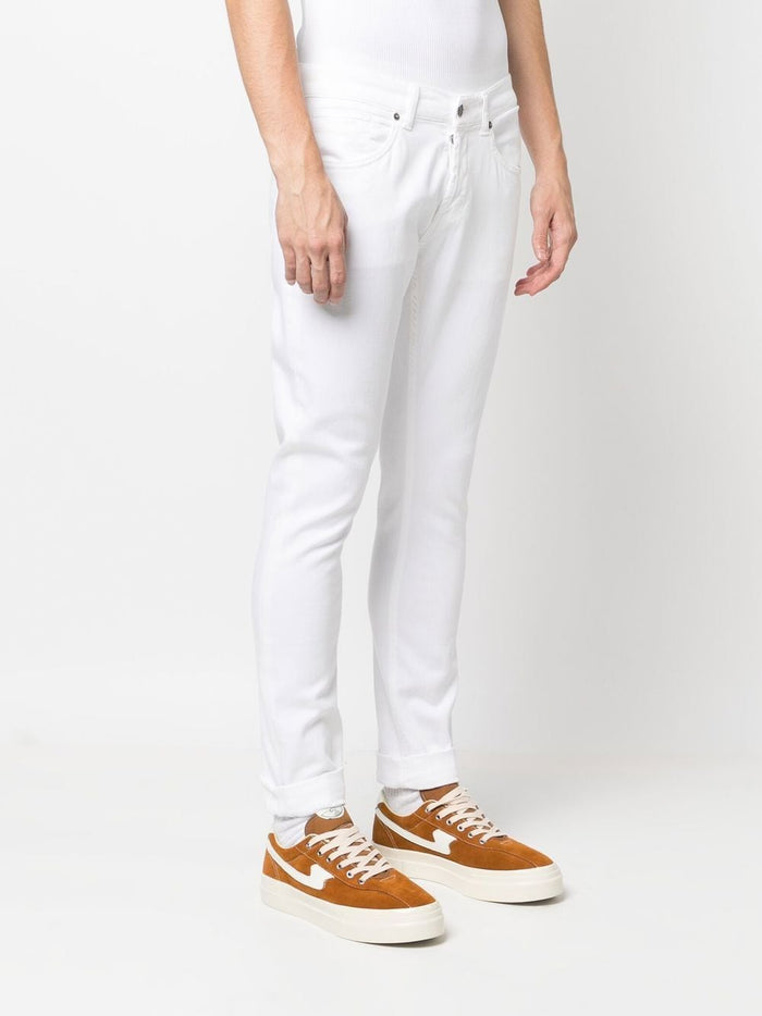 Dondup Jeans Bianco Uomo George 1