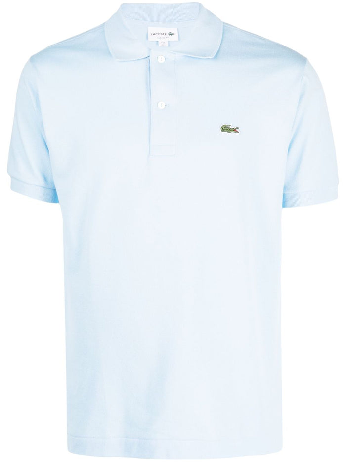 Lacoste Polo Azzurro Uomo Verde con logo ricamato 5