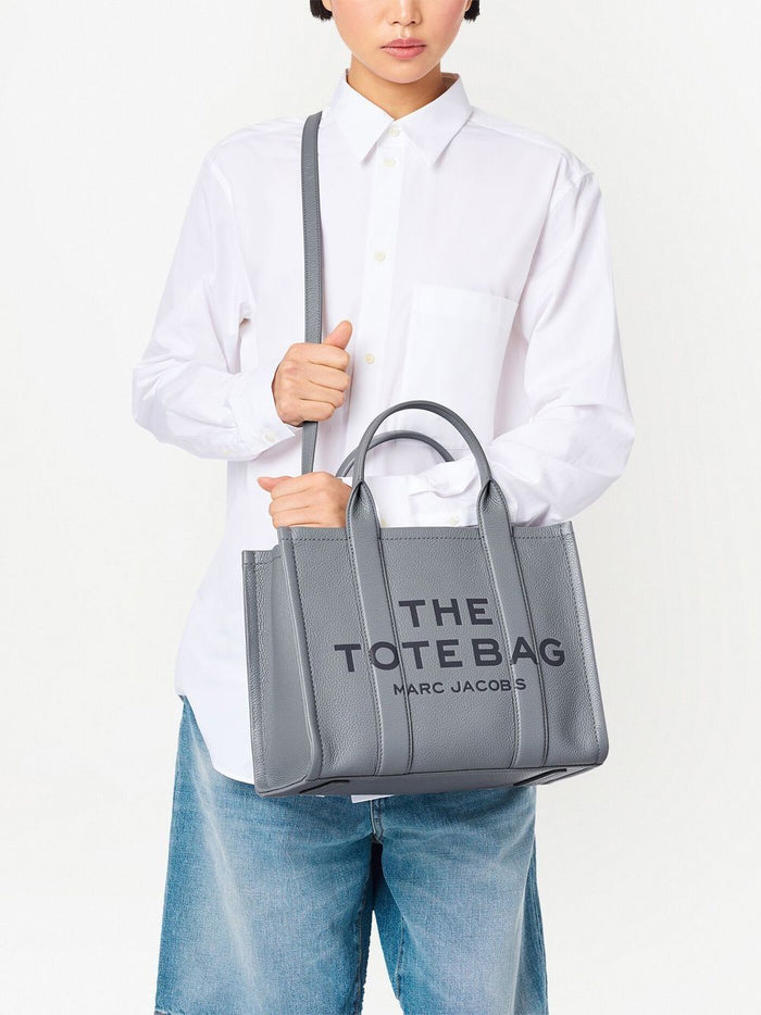 Marc Jacobs Borsa Cuoio Grigio The Tote Bag 1