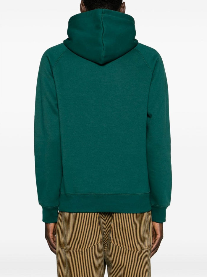 Carhartt Felpa Verde Uomo Chase 3