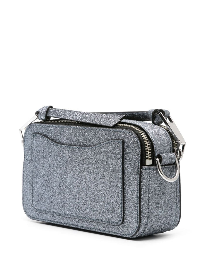 Marc Jacobs Borsa Argento Donna a tracolla Metallic Snapshot con glitter 2