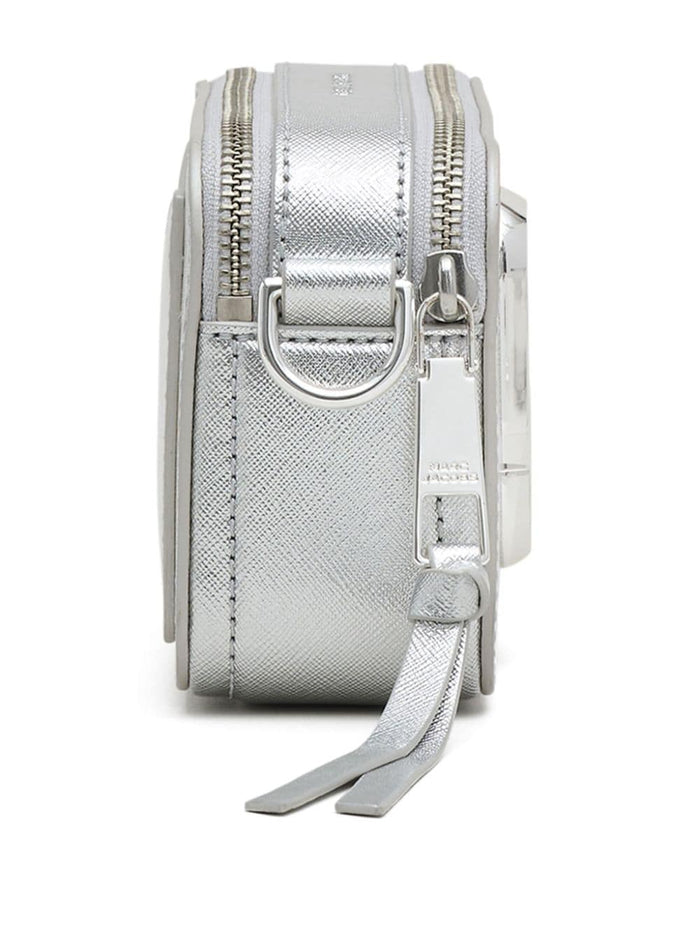 Marc Jacobs Borsa Pelle Argento Snapshot 4