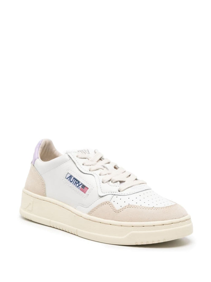 Autry Scarpa Bianco Lilla Donna Medalist Low 2