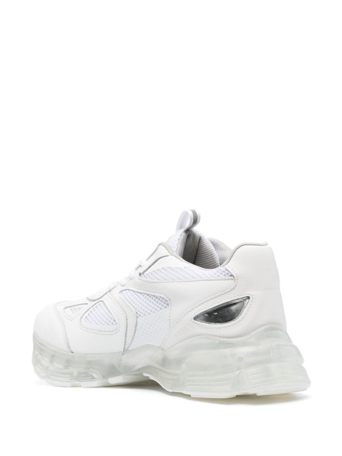 Marathon Model with Mesh Panels and Transparent Sole in Cremino White 3