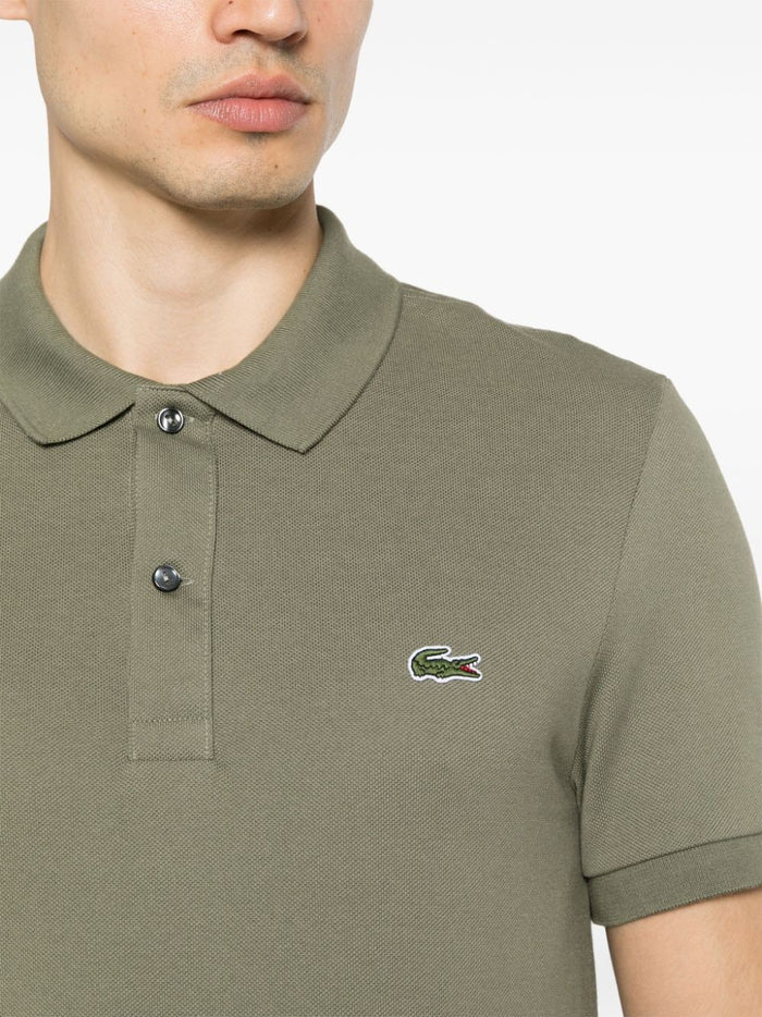 Lacoste Polo Verde Uomo colletto classico 4