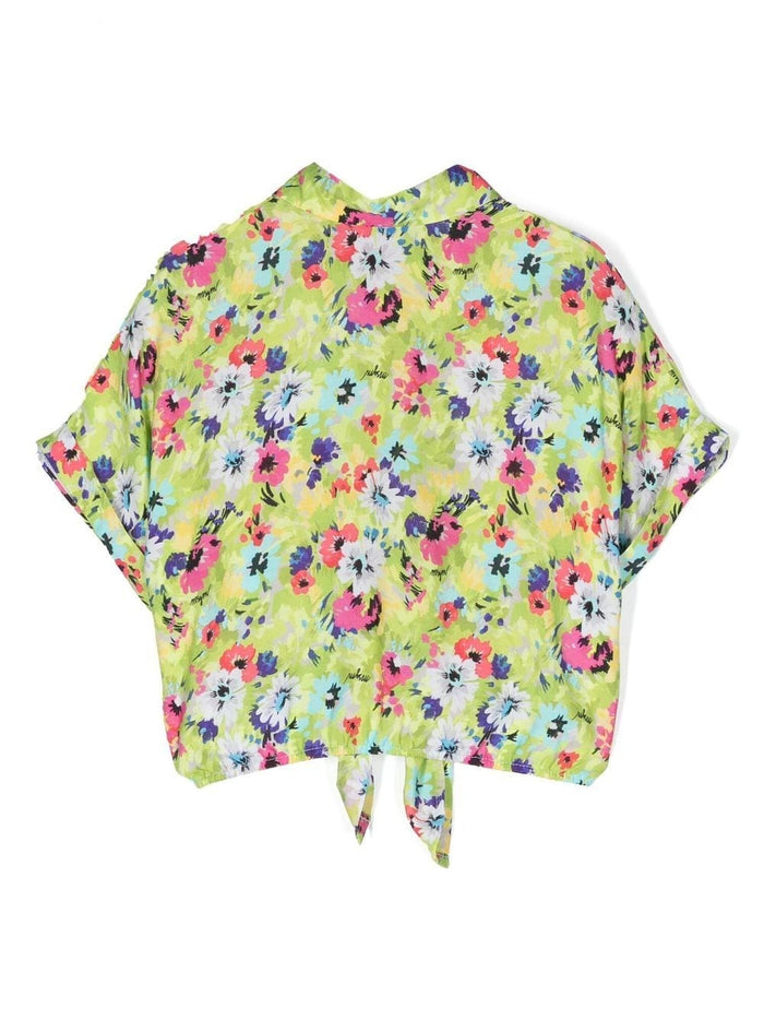 Msgm Kids Camicia Giallo Bambina 3