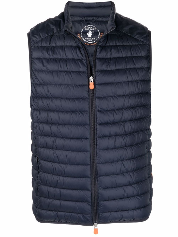 Save The Duck Gilet Blu Uomo 4