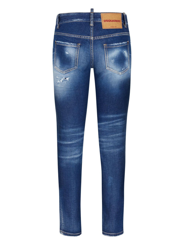 Dsquared2 Jeans Denim Donna Strappi 2