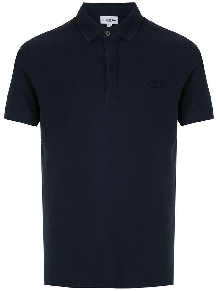 Lacoste Polo Blu Uomo Ricamo Coccodrillo con logo 4