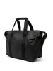 Rains Embossed Black Men's Duffle Bag 3