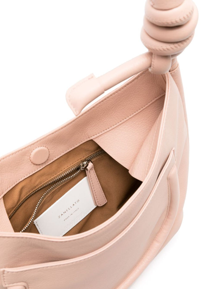 Zanellato Damen-Tasche „Demi Feather Knot“ in pink 5