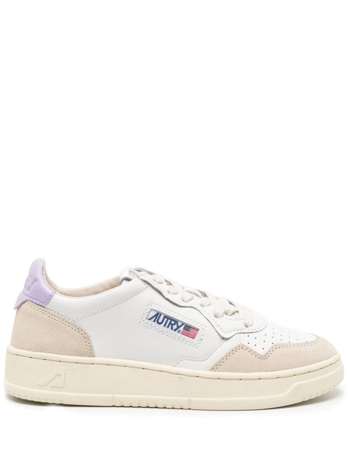 Autry Scarpa Bianco Lilla Donna Medalist Low 1