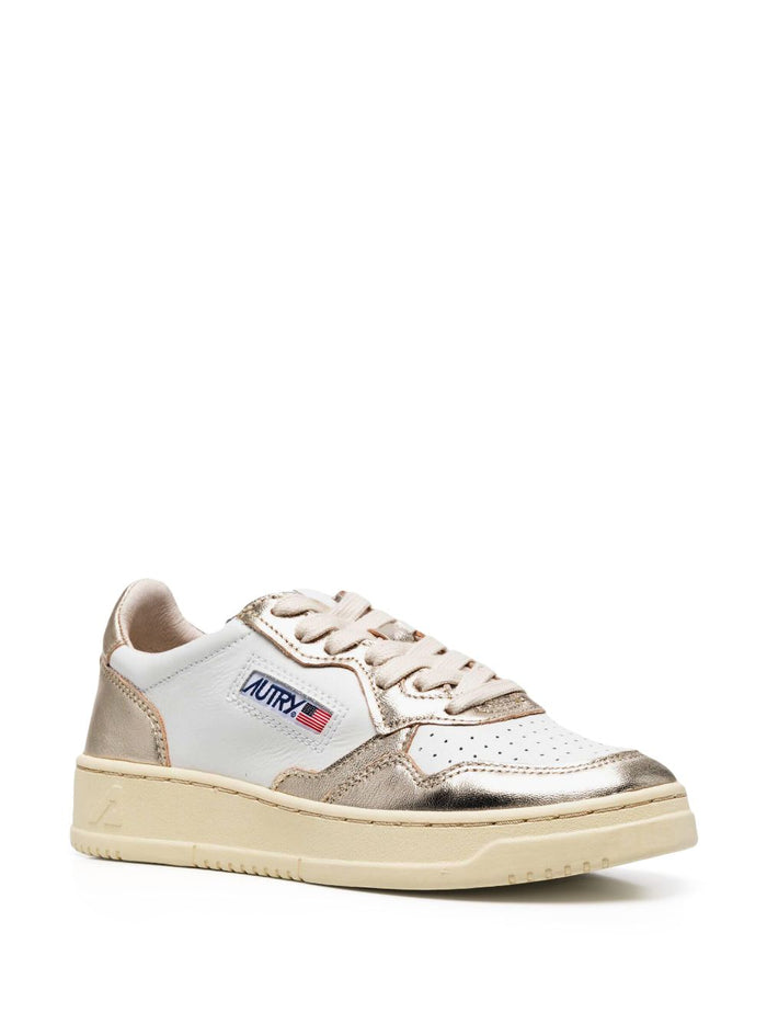 Autry Shoe White Gold Women Medalist Low 3