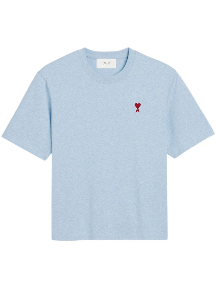 Ami Alexandre Mattiussi Blaues T-Shirt Herren Ami de Coeur 6