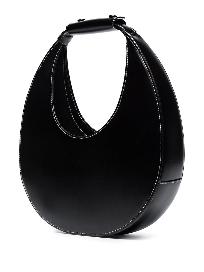 Staud Black Women's Shoulder Bag Moon 2