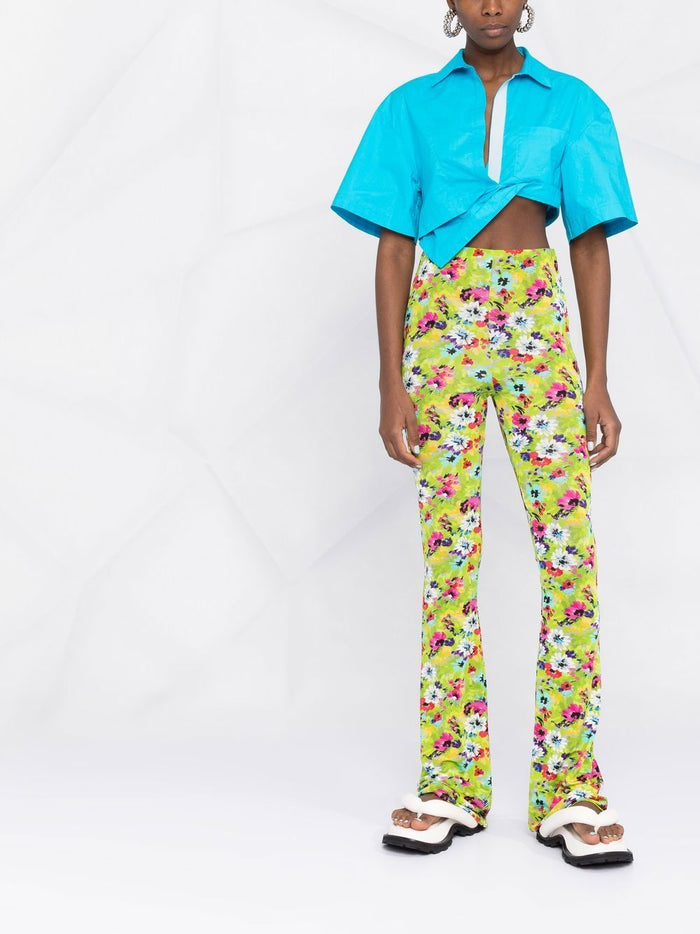 Msgm Pantalone Multicolore Donna 5