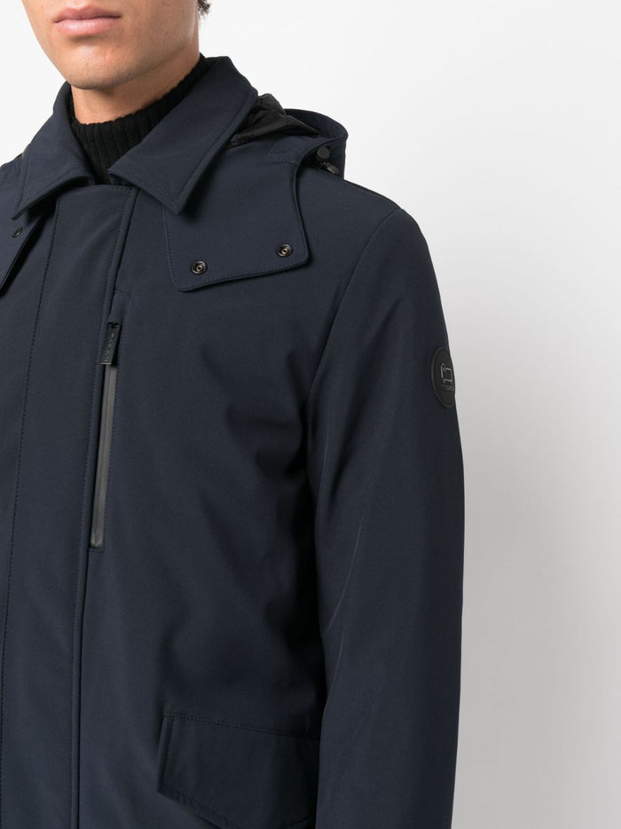 Woolrich Giubbotto Barrow Mac Poliestere/Elastam Blu 4