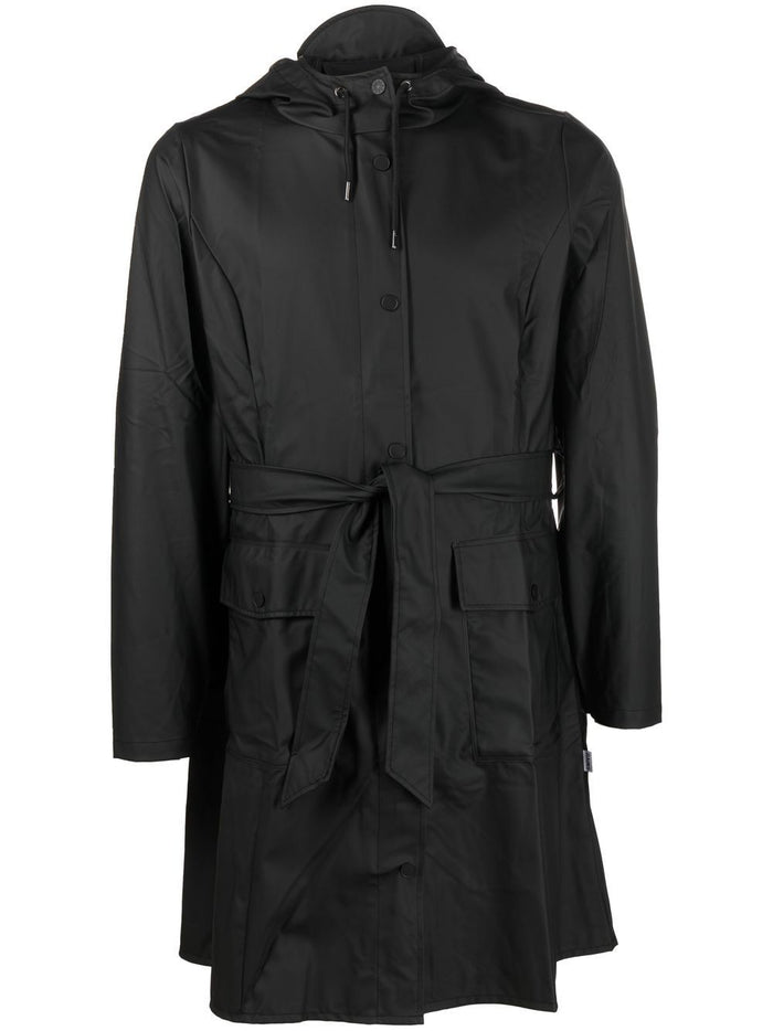 Rains Black Jacket Woman 1