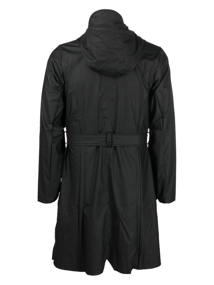 Rains Black Jacket Woman 2