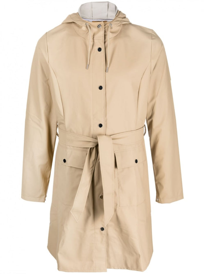 Rains Brown Jacket Woman 4