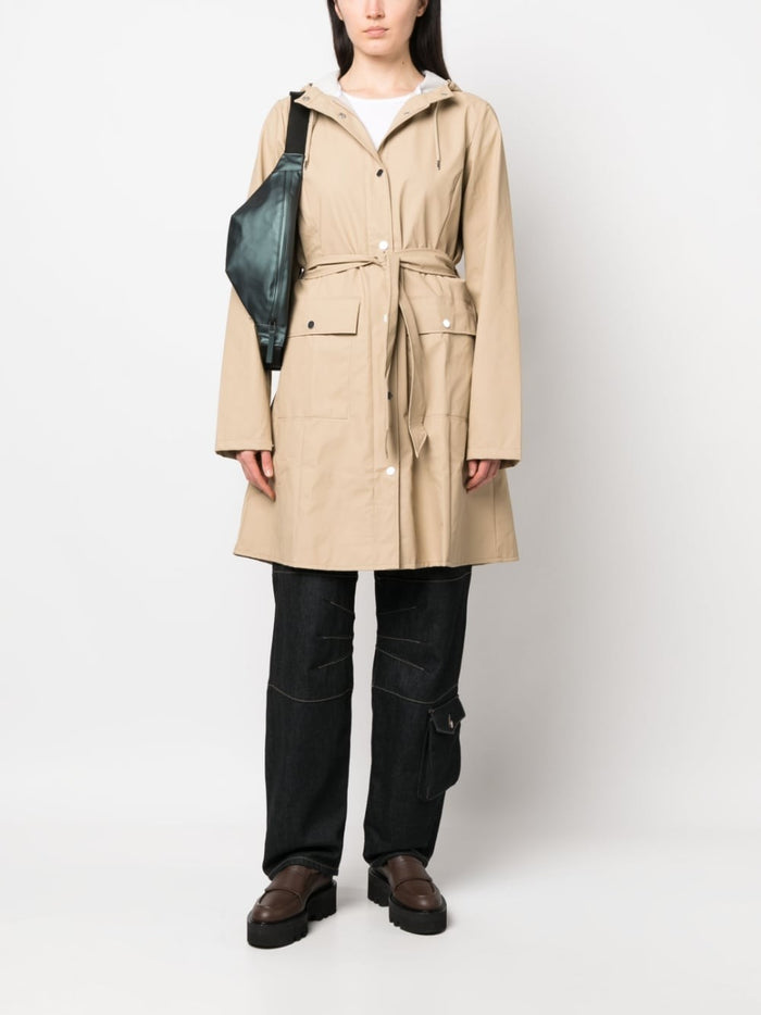 Rains Brown Jacket Woman 6