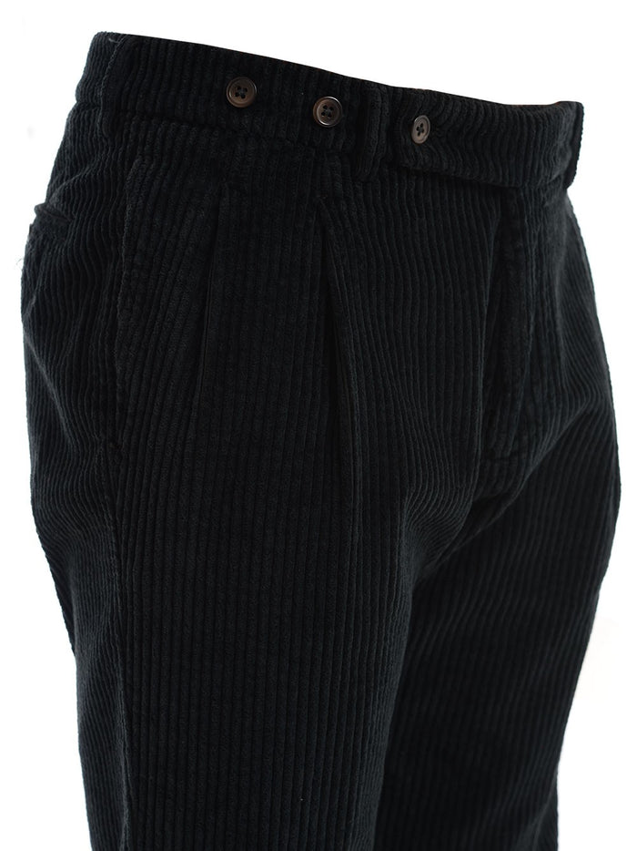 Berwich Pantalone Nero Uomo 3