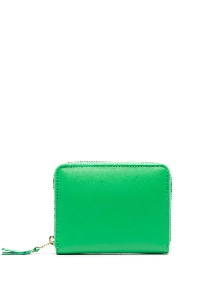 Comme Des Garcons Wallet Portafogli Verde Donna 3