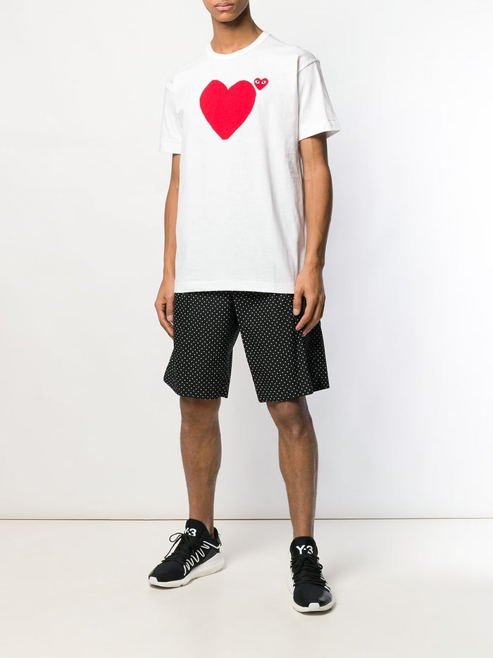 Comme Des Garcons Play T-shirt White Man 1