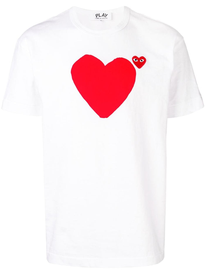 Comme Des Garcons Play T-shirt White Man 5